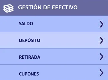 Selecciona “Depositar Ahora”